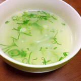 玉ねぎとネギの中華スープ